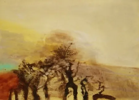 Eau-Forte Et Aquatinte Zao - Composition 339