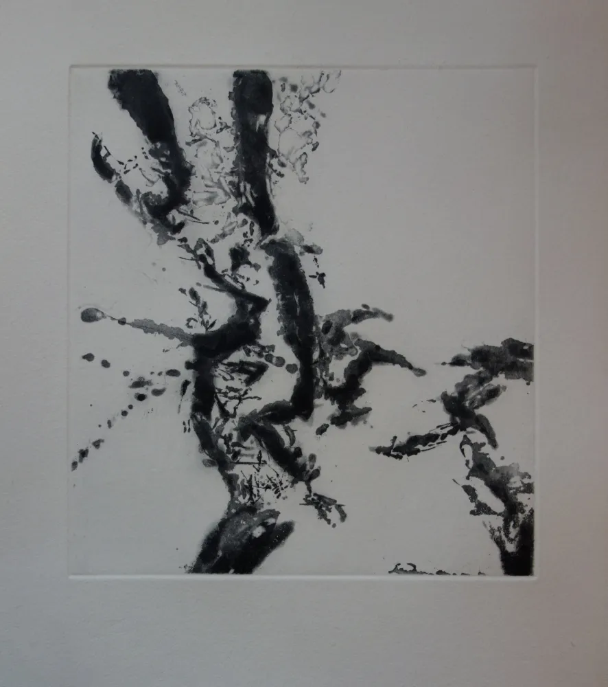 Gravure Zao - Composition abstraite