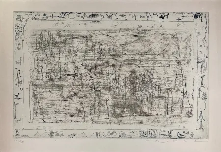 Eau-Forte Zao - Flore et faune 