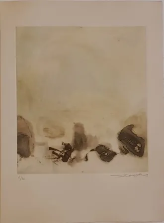 Eau-Forte Zao - L'étang 