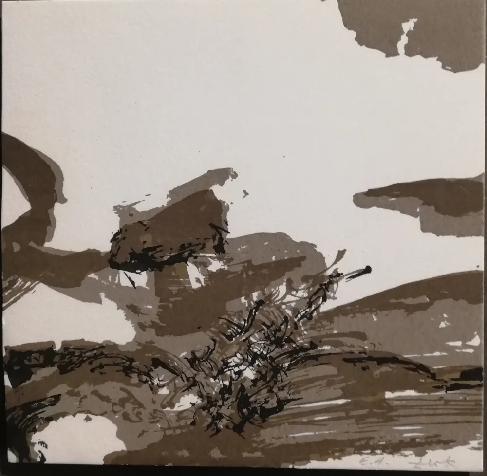 Lithographie Zao - Sans titre