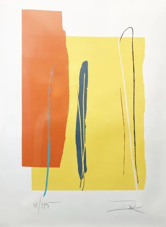 Linogravure Zox - Untitled 3 from Niagara Series