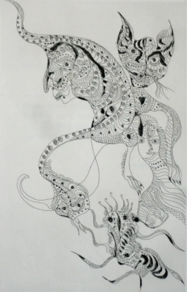 Eau-Forte Et Aquatinte Zurn - Oracles et spectacles 2