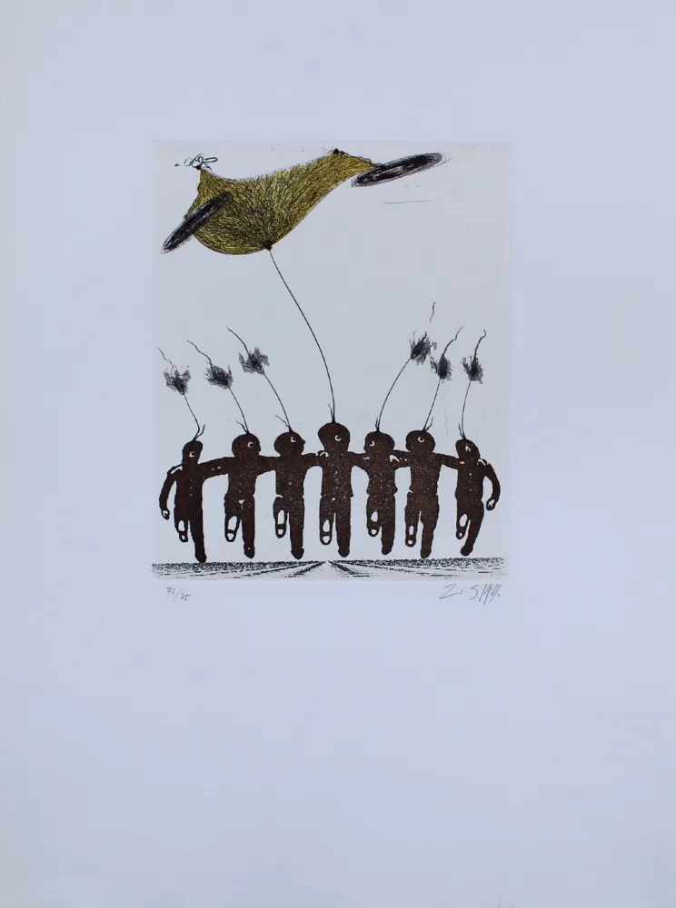 Eau-Forte Et Aquatinte Zush - Vodro Team